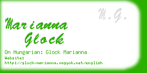 marianna glock business card